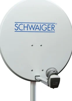 Schwaiger SPI621 hellgrauer 65 cm Alu-Spiegel