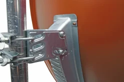 Schwaiger SPI800 ziegelrot 80 cm Alu-Spiegel