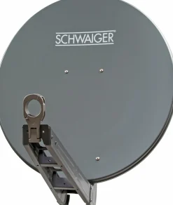 Schwaiger SPI075PA hellgrau 75cm Alu-Spiegel