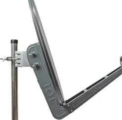 Schwaiger SPI075PA hellgrau 75cm Alu-Spiegel