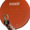 Schwaiger SPI075PW ziegelrot 75cm Alu-Spiegel
