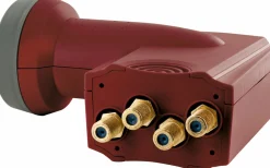 Schwaiger SPS7944A ziegelroter digitale Quad LNB