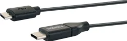 Schwaiger USB-C - Micro-USB Adapterkabel