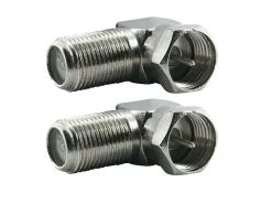 Schwaiger 2x F-Winkeladapter