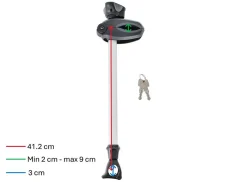 Thule Bike Holder 3 ACUTight extra lange Fahrradklemme – silber