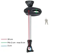 Thule Bike Holder 2.5 ACUTight lange Fahrradklemme – silber
