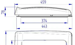 Thule Omni-vent Transluzent Dachluke